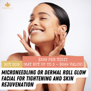 Microneedling or Dermal Roll Glow Facial