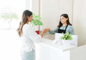 woman booking more botox appointments in Silver Spring