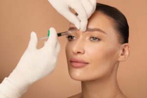 woman getting cosmetic injectables in Silver Spring