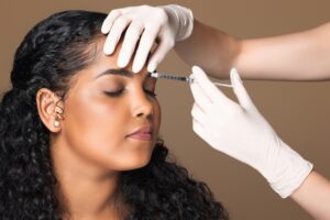 woman trying cosmetic treatments for skin of color in Olney MD