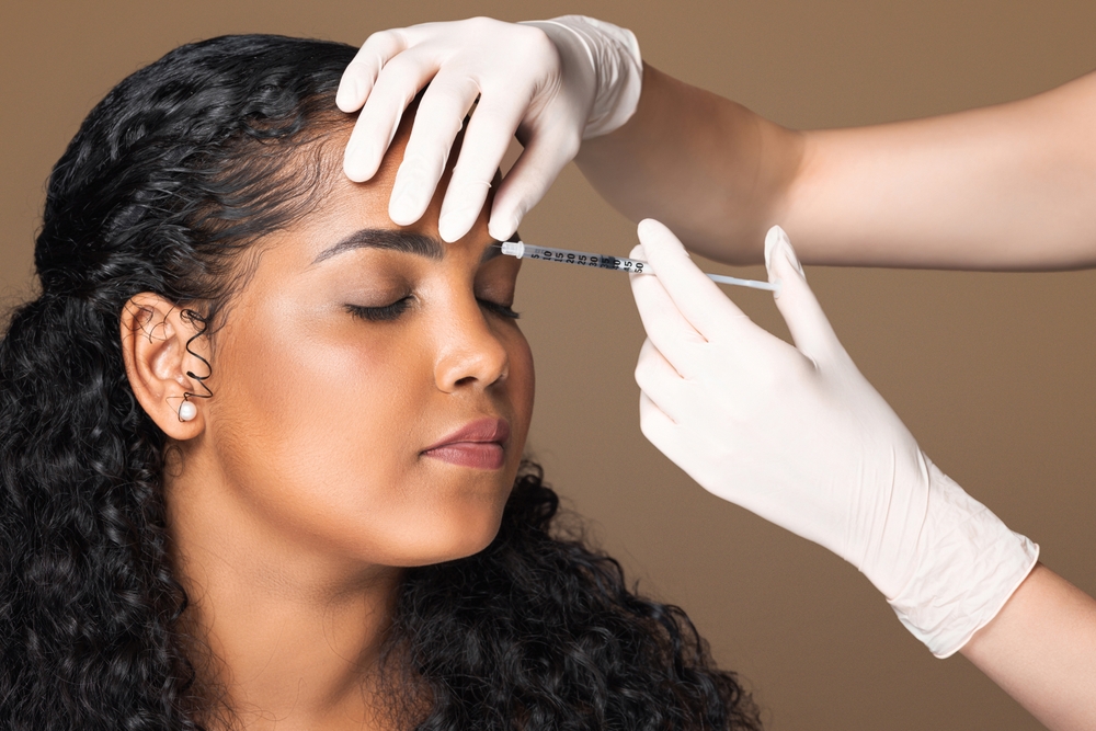 woman trying cosmetic treatments for skin of color in Olney MD