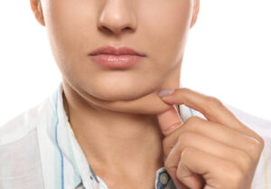woman with double chin in Olney MD