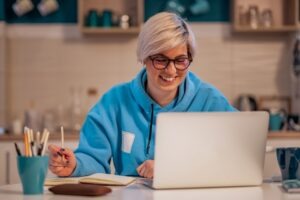 woman researching hair loss treatment cost in Montgomery County