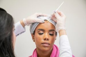 woman getting injectables in Montgomery County
